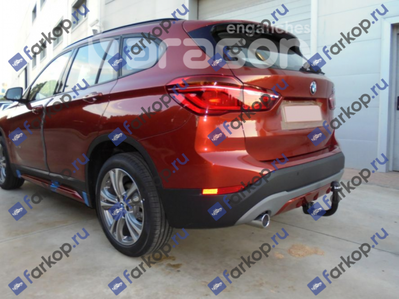 Фаркоп Aragon для BMW X1 2015- E0809BV в 