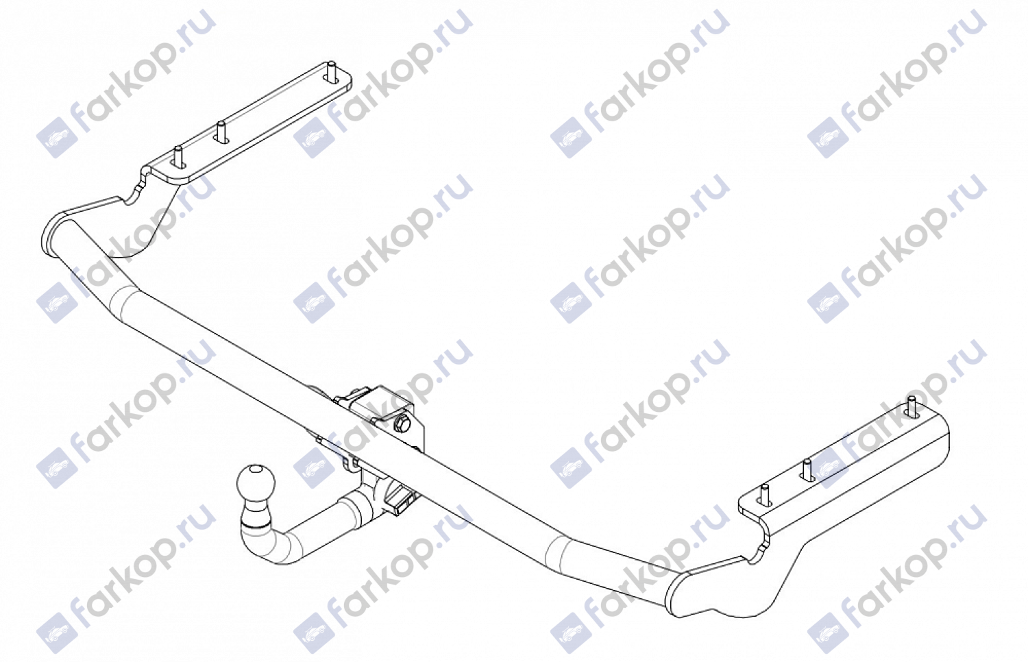 Фаркоп Baltex для Toyota Venza 2013-2016 Арт. 24255832 24255832 в 