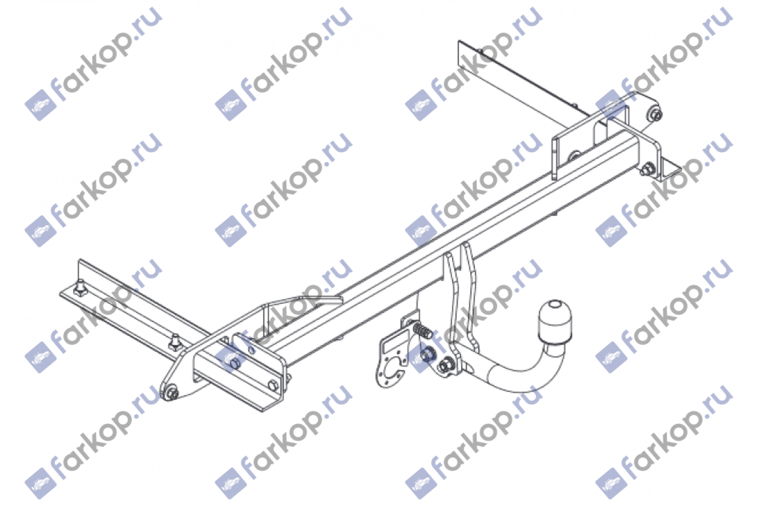 Фаркоп Auto-Hak для Chevrolet Cruze 2009-2015 Арт. X 23 X 23 в 