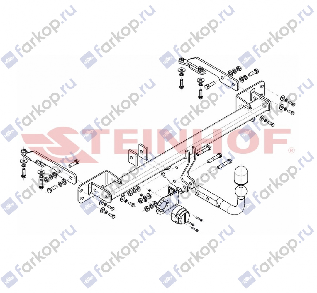 Фаркоп Steinhof для Honda HR-V 2015- Арт. H-071 H-071 в 