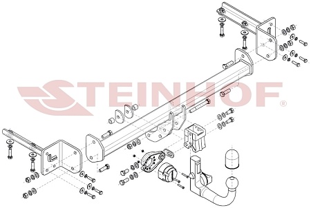 Фаркоп Steinhof для Honda CR-V 2018- Арт. H-084 H-084 в 