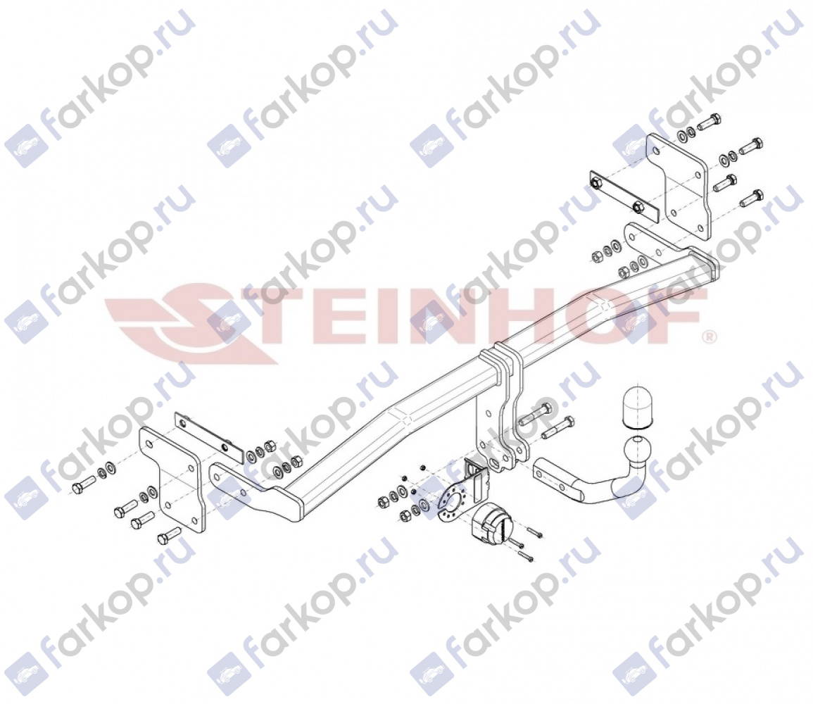 Фаркоп Steinhof для Kia Ceed 2018- Арт. K-079 K-079 в 