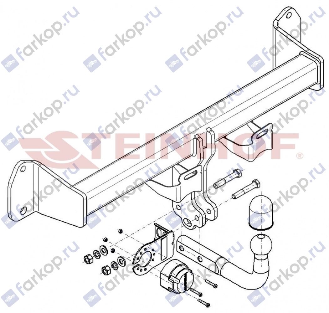 Фаркоп Steinhof для BMW 3 серия 2013- Арт. B-084 B-084 в 