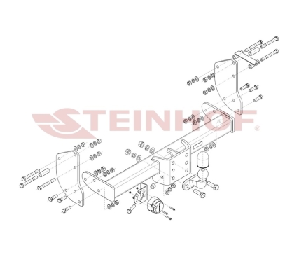 Фаркоп Steinhof для Ford Transit 2014- (шасси) Арт. F-307 F-307 в 