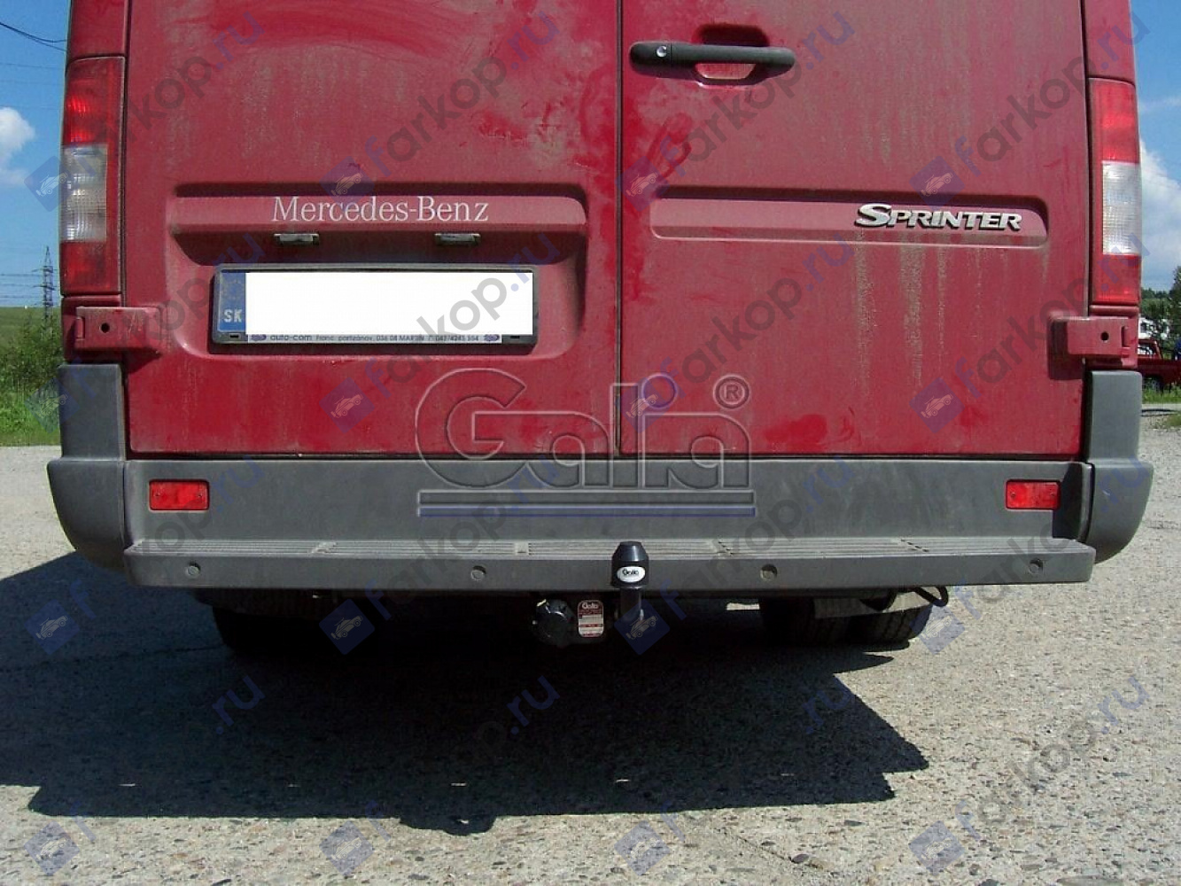 Фаркоп Galia для Mercedes Sprinter 1995-2006, (для а/м со ступенькой) M035A в 