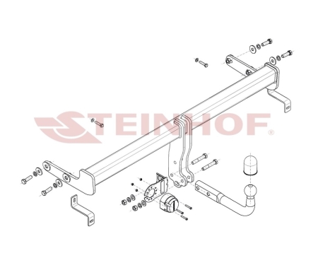 Фаркоп Steinhof для Kia Sportage 2018-2021 K-083 в 