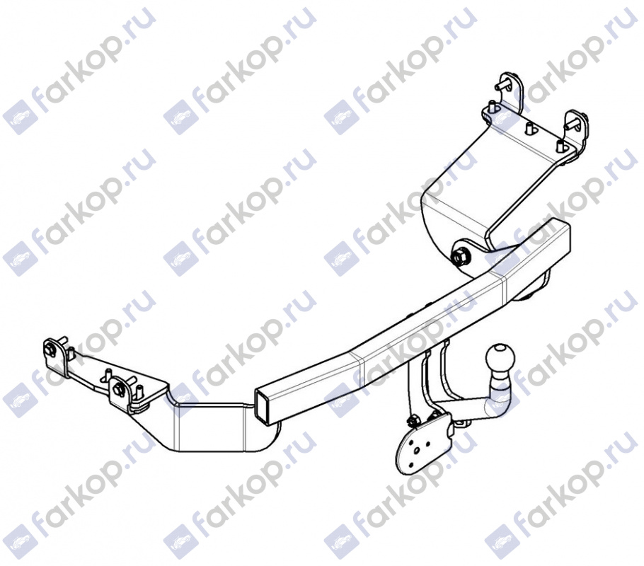 Фаркоп AvtoS для Mitsubishi Outlander 2007-2012 Арт. MI 21 MI 21 в 