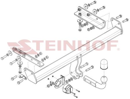 Фаркоп Steinhof для Subaru Outback 2020- Арт. S-435 S-435 в 