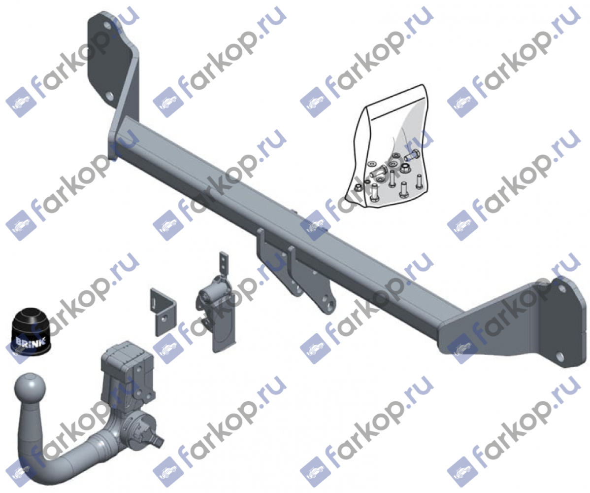 Фаркоп Brink для BMW X1 (F48) 2016- Арт. 614100 614100 в 