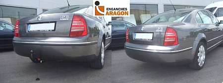 Фаркоп Aragon для Skoda Superb 2001-2008 E5903AV в 