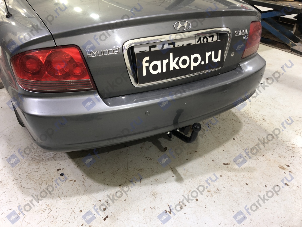 Фаркоп Лидер Плюс для Hyundai Sonata 2001-2005, сборка Тагаз 2005-2011 Арт. H203-A H203-A в 