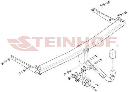 Фаркоп Steinhof для Skoda Karoq 2017- Арт. S-293 S-293 в 