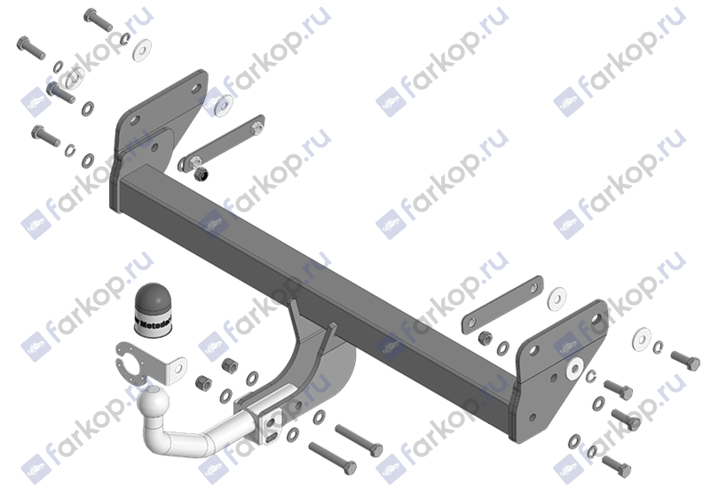 Фаркоп Motodor для Geely Monjaro 2023- Арт. 94206-A 94206-A в 