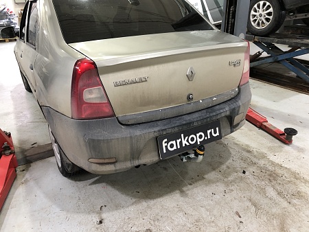 Фаркоп Motodor для Renault Logan 2004-2014 91717-A в 