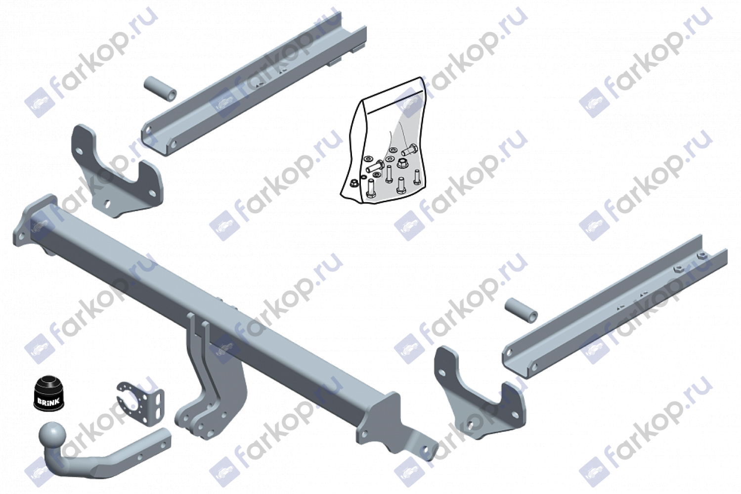 Фаркоп Brink для Opel Insignia (седан, хетчбек) 2008-2017 Арт. 584200 584200 в 