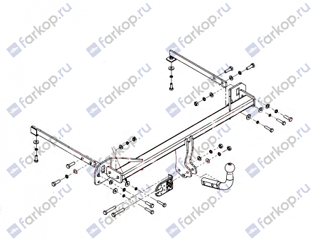 Фаркоп Imiola для Chevrolet Aveo (хетчбек) 2012- Арт. CH.014 CH.014 в 