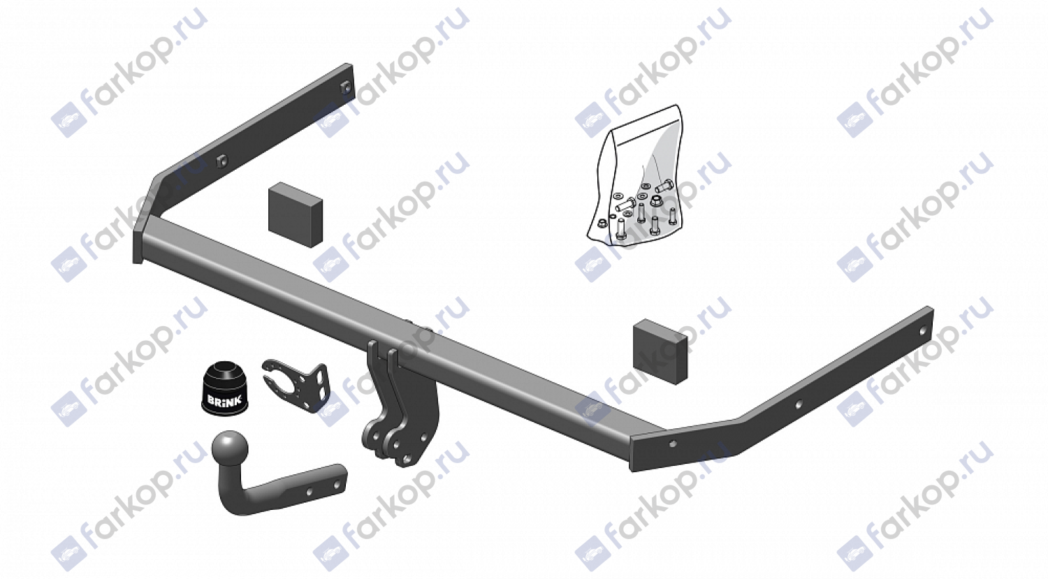 Фаркоп Brink для Volkswagen Jetta 2011-2019 Арт. 541000 541000 в 