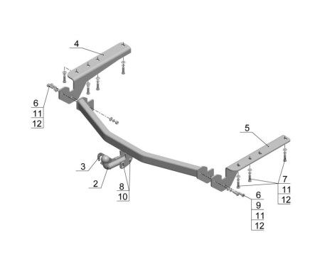 Фаркоп AvtoS для Toyota RAV4 2013-2019 Арт. TY 34 TY 34 в 