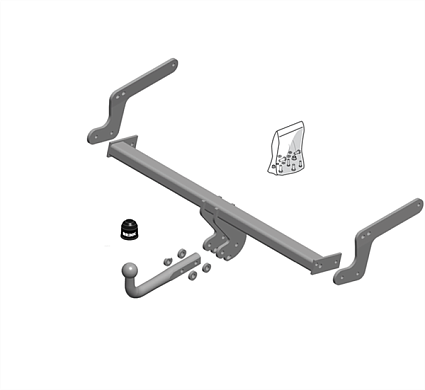 Фаркоп Brink для Renault Duster 2015-2021 647600 в 