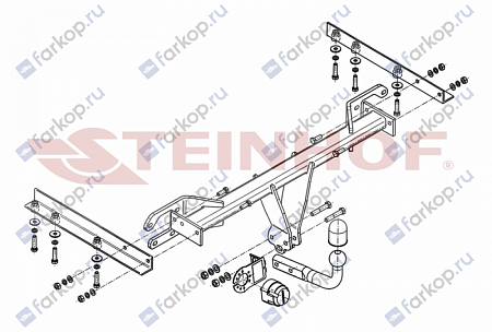 Фаркоп Steinhof для Subaru Legacy Outback 2009-2015 S-368 в 