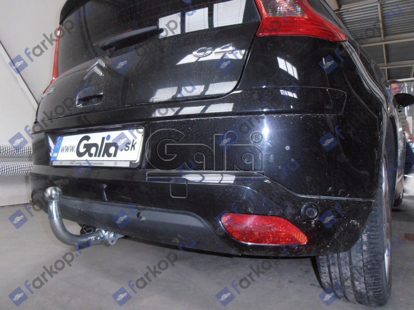 Фаркоп Galia для Citroen C4 (3,5 дв.хетчбек, седан) 2004-2010 C038C в 