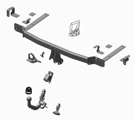 Фаркоп Brink для Honda CR-V 2012-2017  Арт. 568100 568100 в 