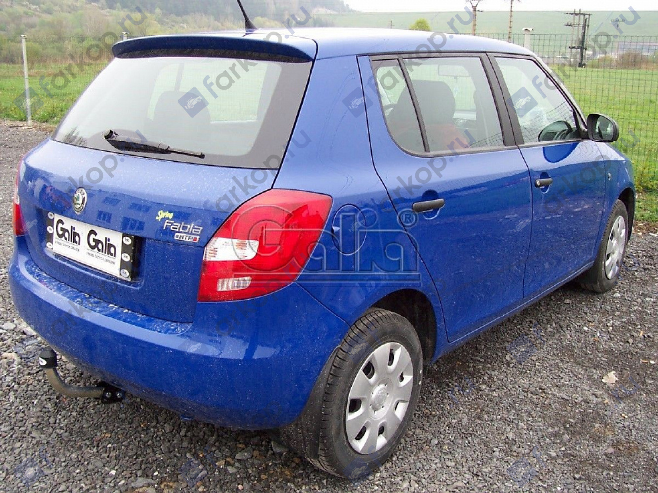 Фаркоп Galia для Skoda Fabia (хетчбек) 2000-2007 S081A в 