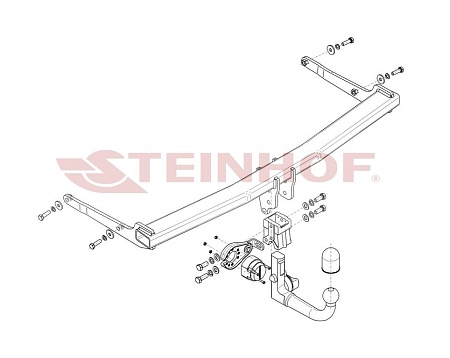 Фаркоп Steinhof для Skoda Karoq 2018- Арт. S-294 S-294 в 