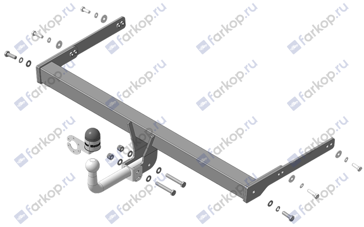 Фаркоп Motodor для Skoda Karoq 2020- Арт. 92305-A 92305-A в 