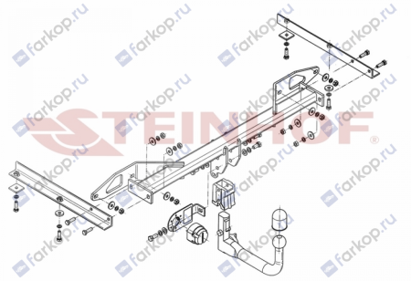 Фаркоп Steinhof для Chevrolet Cruze (kombi) 2012-2015 Арт. C-265 C-265 в 