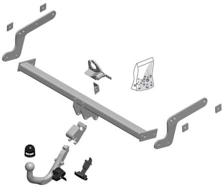 Фаркоп Brink для Renault Duster 2015-2021 586400 в 