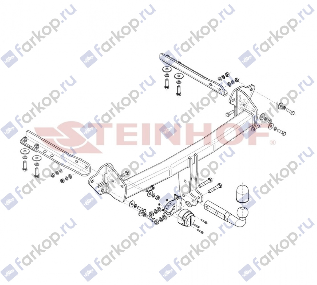 Фаркоп Steinhof для Subaru Forester 2018- Арт. S-430 S-430 в 