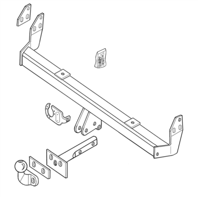 Фаркоп Brink для Land Rover Freelander 1998-2007  Арт. 382200 382200 в 