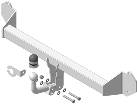 Фаркоп Motodor для BMW X1 2015- 90207-A в 